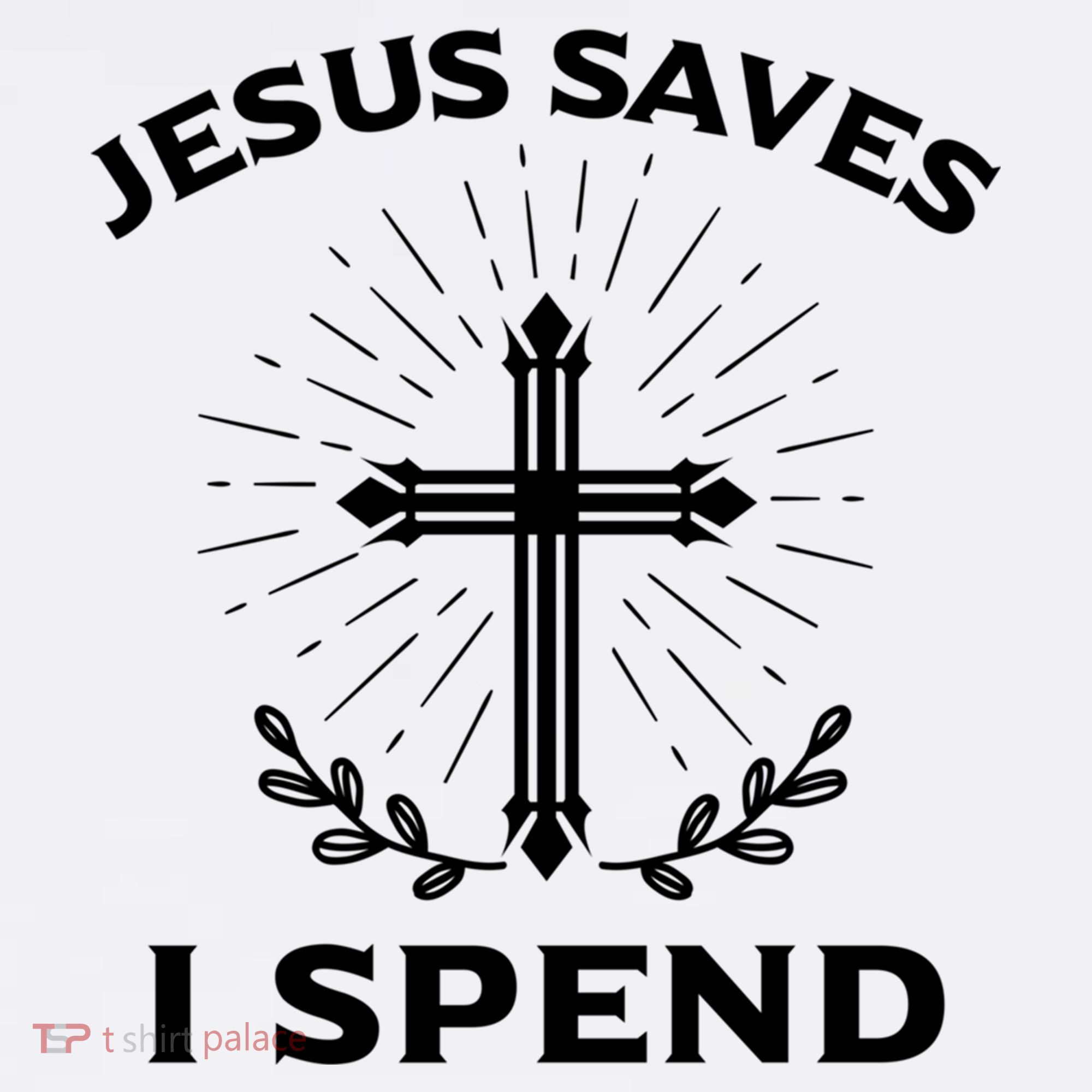Jesus Saves I Spend Visor