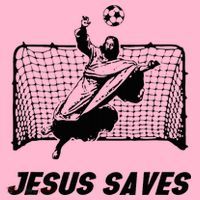 Jesus Saves Jesus Saved Soccer Goal Goalie Coaster thumb 2