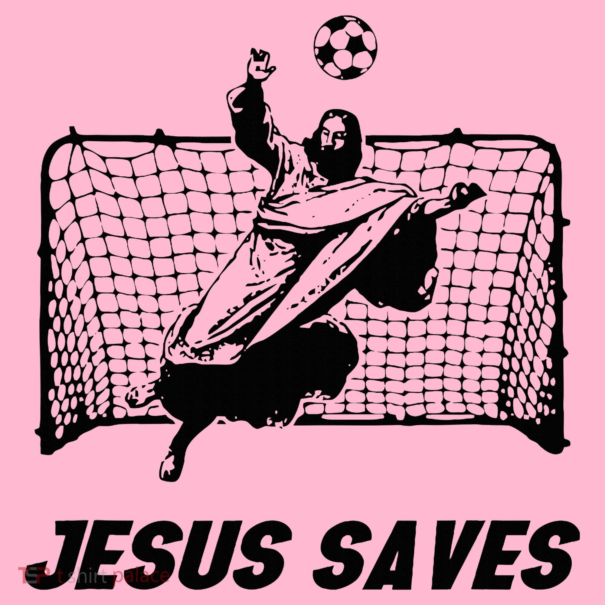Jesus Saves Jesus Saved Soccer Goal Goalie Coaster