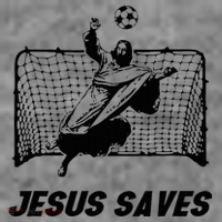 Jesus Saves Jesus Saved Soccer Goal Goalie Toddler Hoodie thumb 2