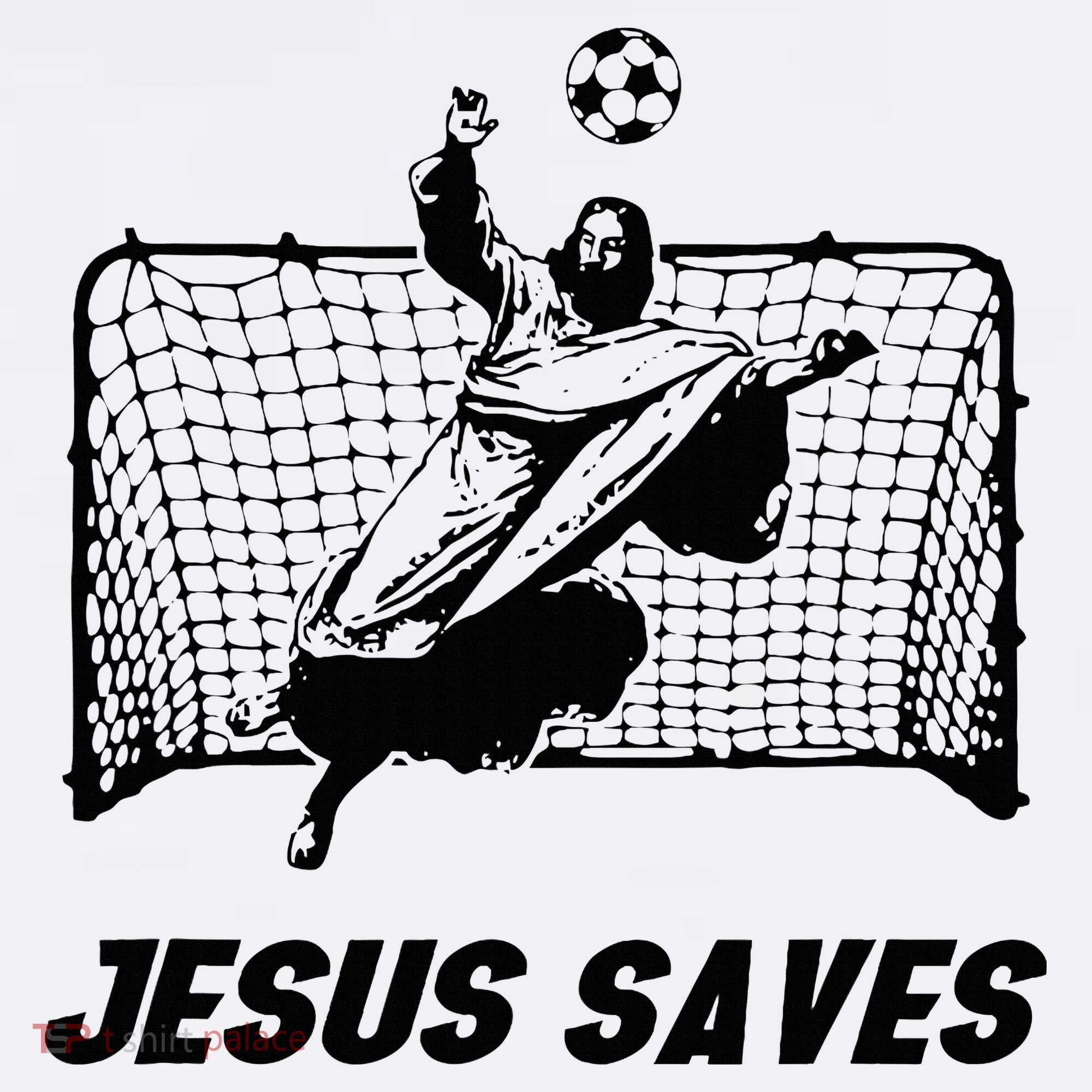 Jesus Saves Jesus Saved Soccer Goal Goalie Women's Tank Top