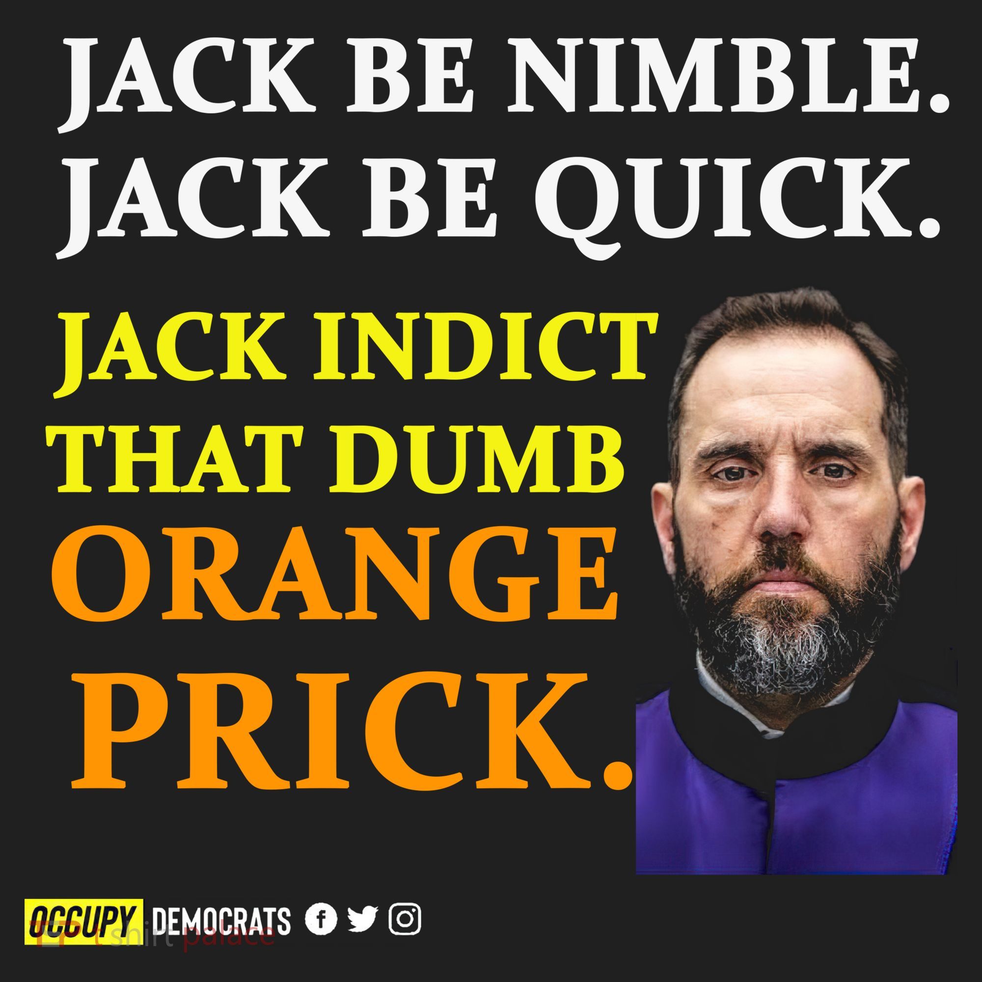 Jack Smith Jack Be Nimble Jack Be Quick Jack Indict That Dumb Orange Prick Beanie
