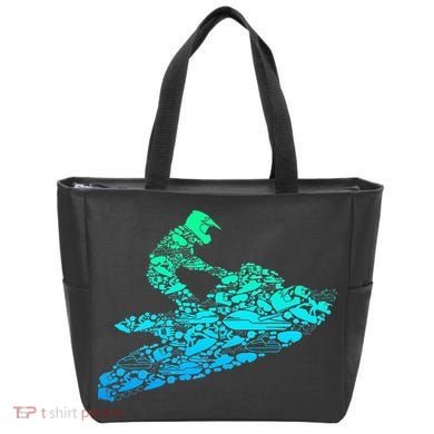Jet Ski Jetski Tote Bag