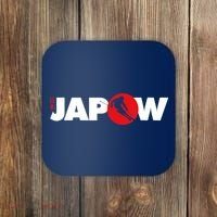 Japan Ski Japow Powder Skiing Japanese Flag Coaster thumb 0