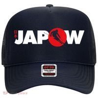 Japan Ski Japow Powder Skiing Japanese Flag Hat thumb 0