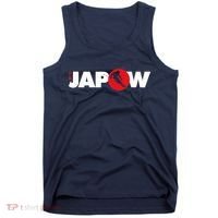 Japan Ski Japow Powder Skiing Japanese Flag Tank Top thumb 0