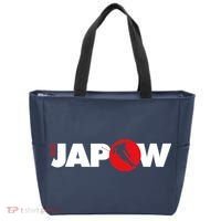 Japan Ski Japow Powder Skiing Japanese Flag Tote Bag thumb 0