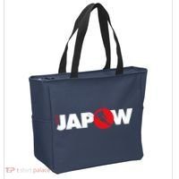 Japan Ski Japow Powder Skiing Japanese Flag Tote Bag thumb 2