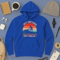 Jet Skiing Jetski Dad Like A Regular Dad But Cooler Gift Hoodie thumb 3