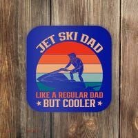 Jet Skiing Jetski Dad Like A Regular Dad But Cooler Gift Coaster thumb 0
