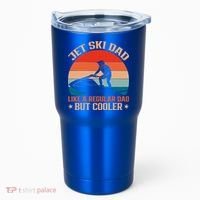 Jet Skiing Jetski Dad Like A Regular Dad But Cooler Gift Tumbler thumb 0
