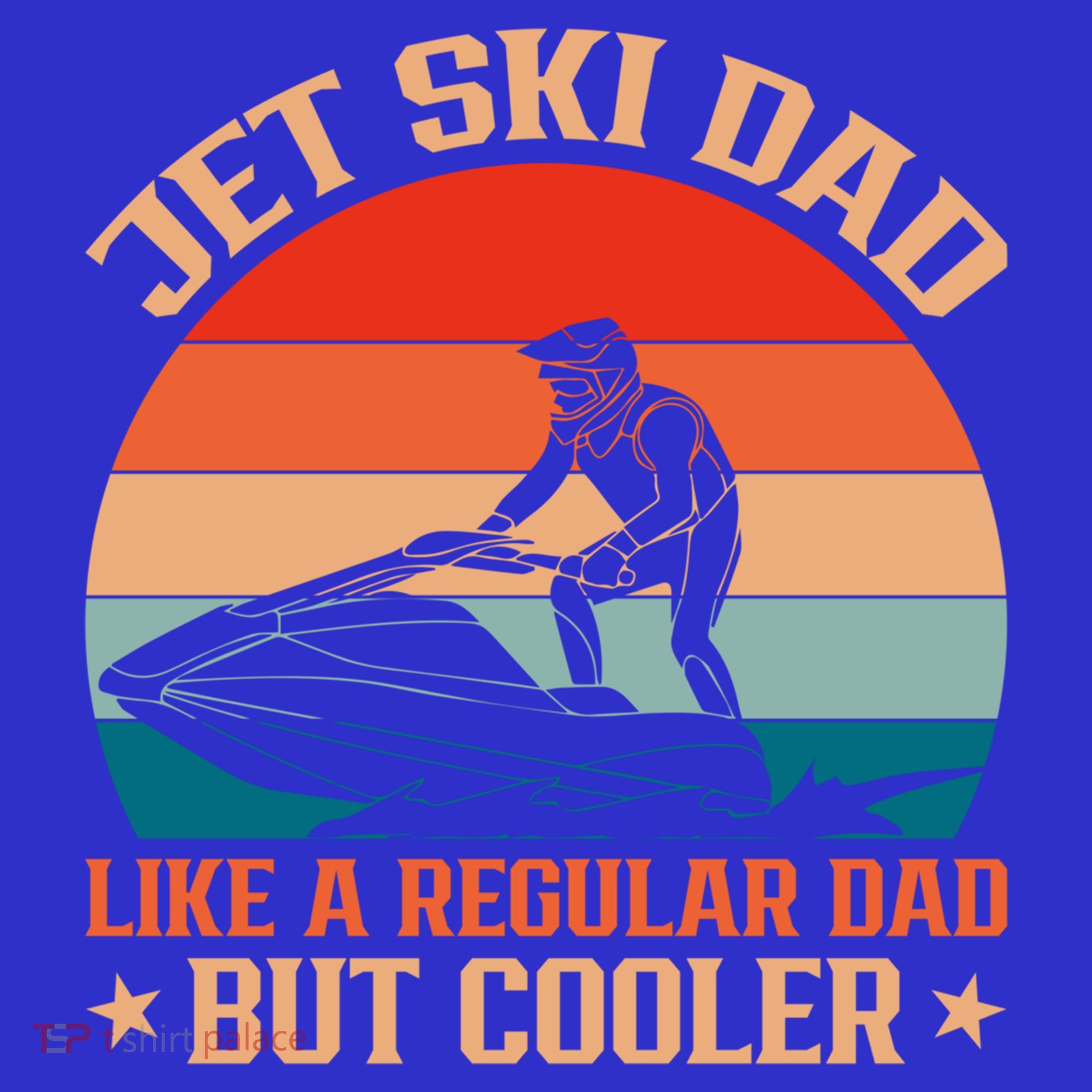 Jet Skiing Jetski Dad Like A Regular Dad But Cooler Gift Visor