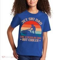 Jet Skiing Jetski Dad Like A Regular Dad But Cooler Gift Kids T-Shirt thumb 2