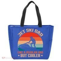 Jet Skiing Jetski Dad Like A Regular Dad But Cooler Gift Tote Bag thumb 0