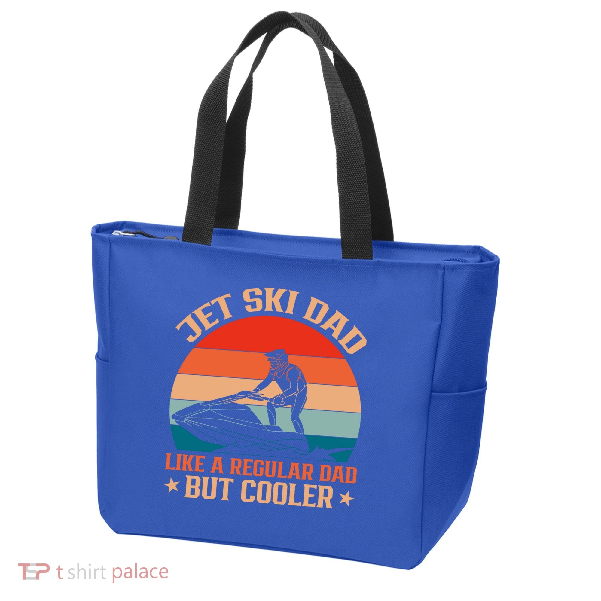 Jet Skiing Jetski Dad Like A Regular Dad But Cooler Gift Tote Bag
