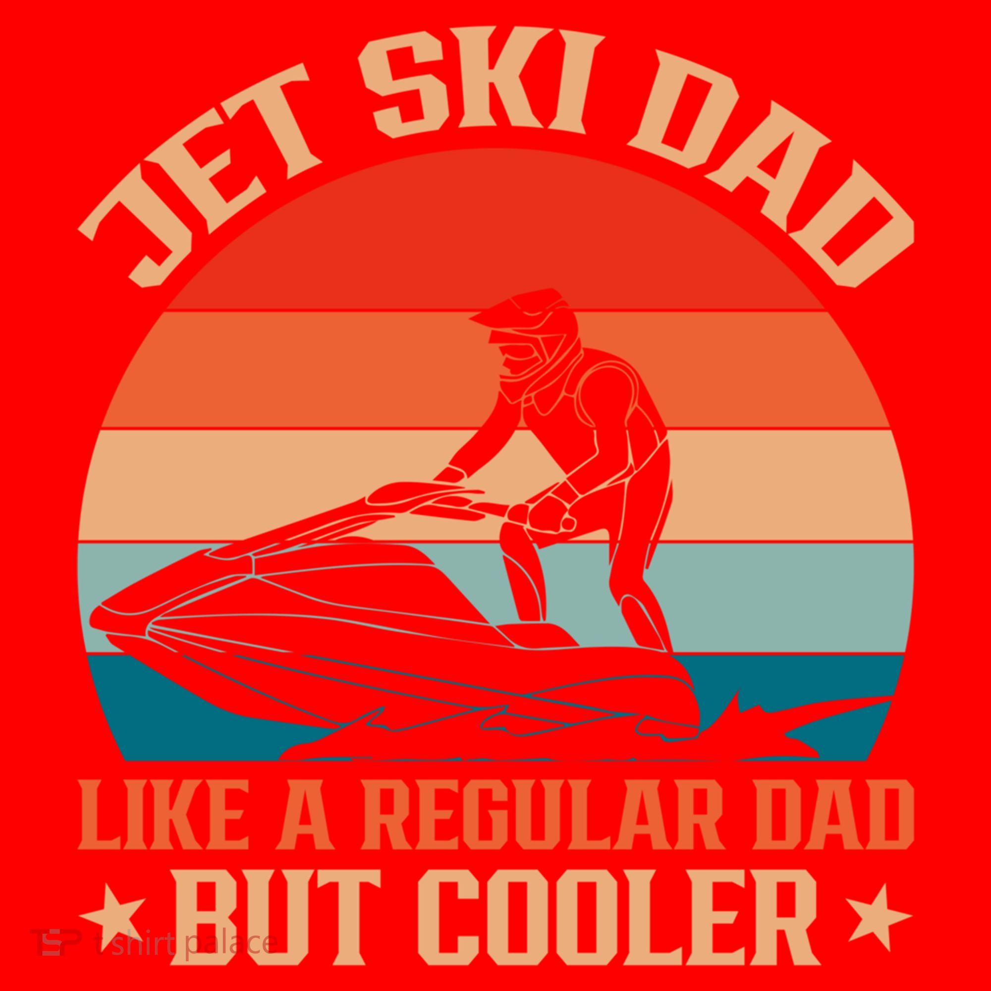 Jet Skiing Jetski Dad Like A Regular Dad But Cooler Gift Santa Hat