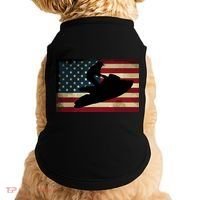 Jet Ski Jet Skier Tee Jet Skiing USA Flag Doggie Tank thumb 0
