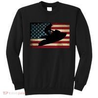 Jet Ski Jet Skier Tee Jet Skiing USA Flag Sweatshirt thumb 0