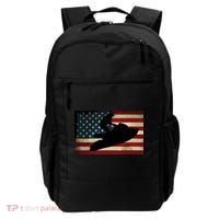 Jet Ski Jet Skier Tee Jet Skiing USA Flag Backpack thumb 0