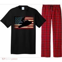Jet Ski Jet Skier Tee Jet Skiing USA Flag Pajama Set thumb 0