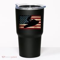 Jet Ski Jet Skier Tee Jet Skiing USA Flag Tumbler thumb 0