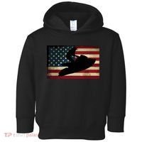 Jet Ski Jet Skier Tee Jet Skiing USA Flag Toddler Hoodie thumb 0