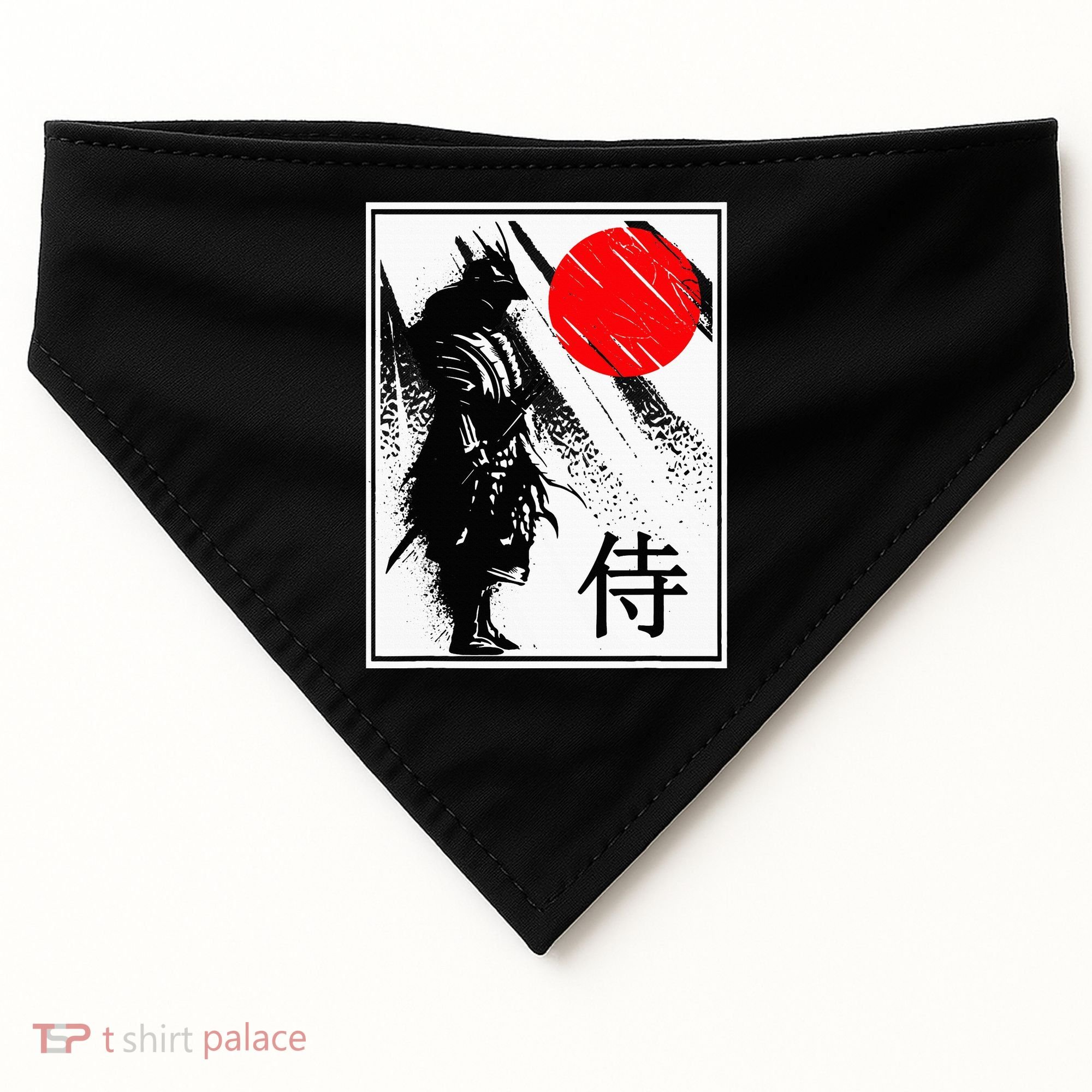 Japanese Samurai USA-Made Doggie Bandana
