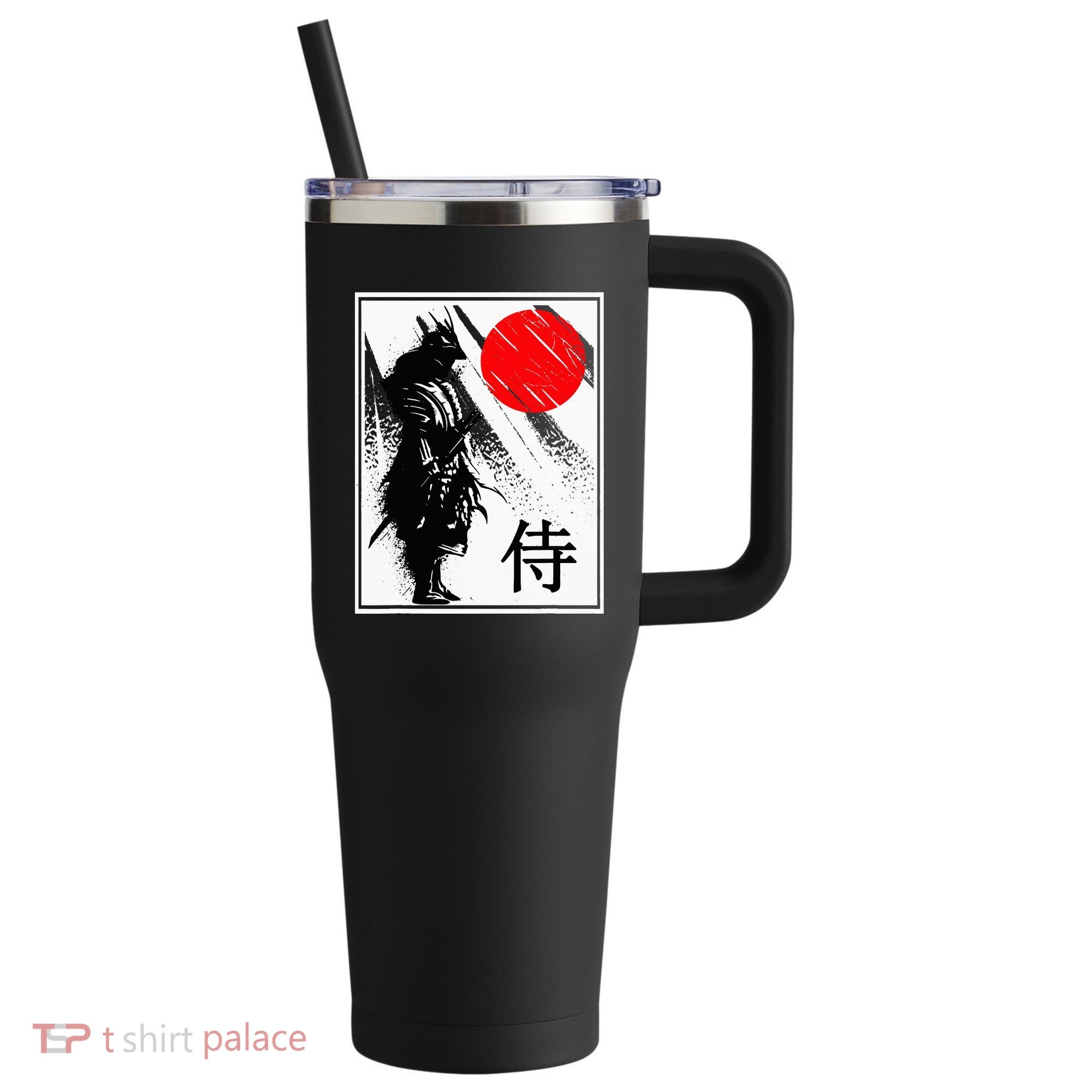 Japanese Samurai 40oz Vacuum Insulated Stainless Steel Travel Tumbler