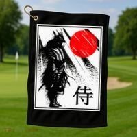 Japanese Samurai Golf Towel thumb 1