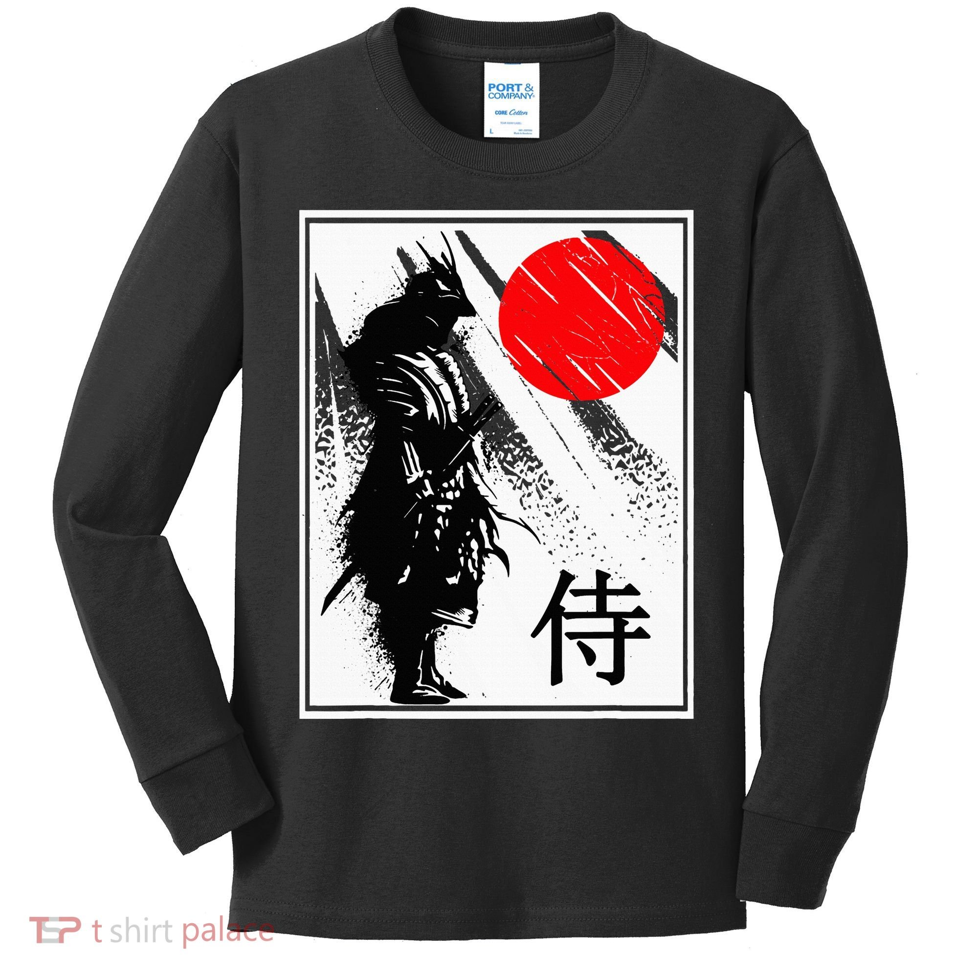Japanese Samurai Kids Long Sleeve Shirt