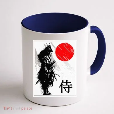 Japanese Samurai Coffee Mug back