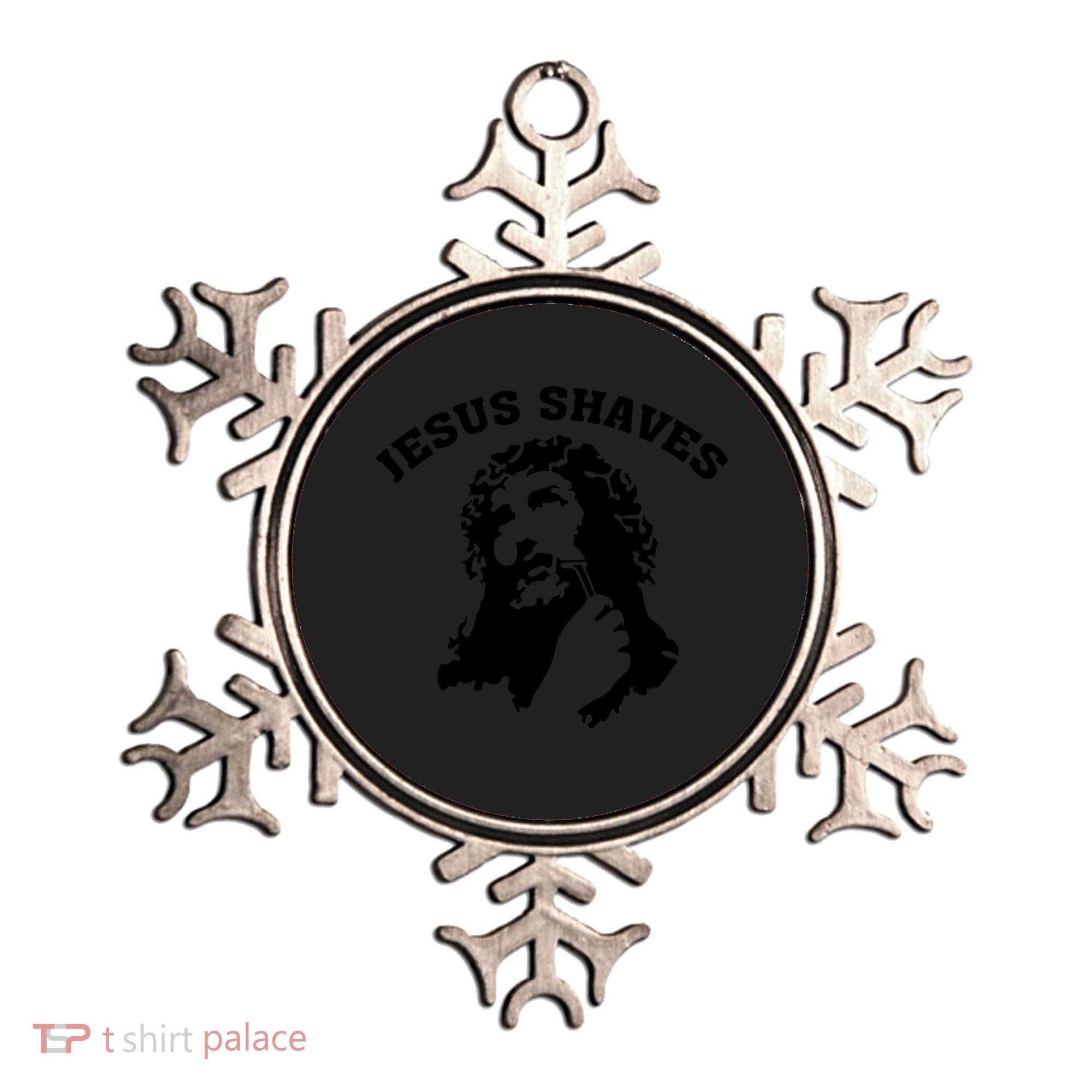 Jesus Shaves Ornament