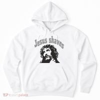 Jesus Shaves Hoodie thumb 0