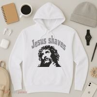 Jesus Shaves Hoodie thumb 3