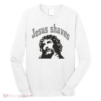 Jesus Shaves Long Sleeve Shirt thumb 0