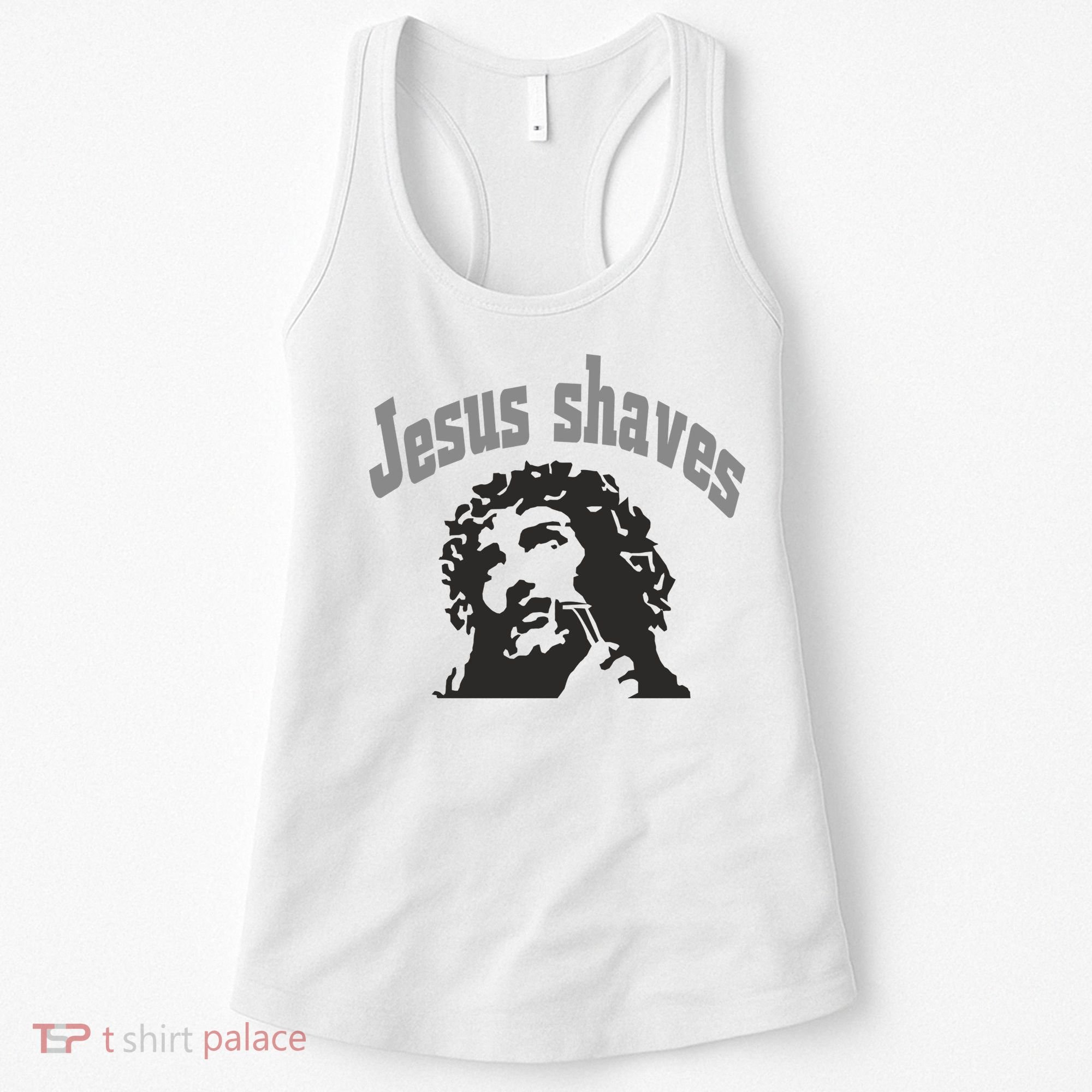Jesus Shaves Women's Tank Top