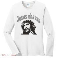 Jesus Shaves Women's Long Sleeve Shirt thumb 0