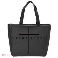 Jesus Saves Tote Bag thumb 0
