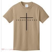 Jesus Saves Kids T-Shirt thumb 0