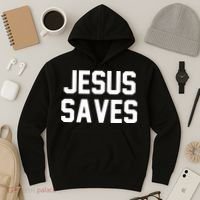 JESUS SAVES Hoodie thumb 3