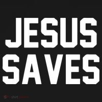 JESUS SAVES Button thumb 1
