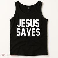 JESUS SAVES Tank Top thumb 2