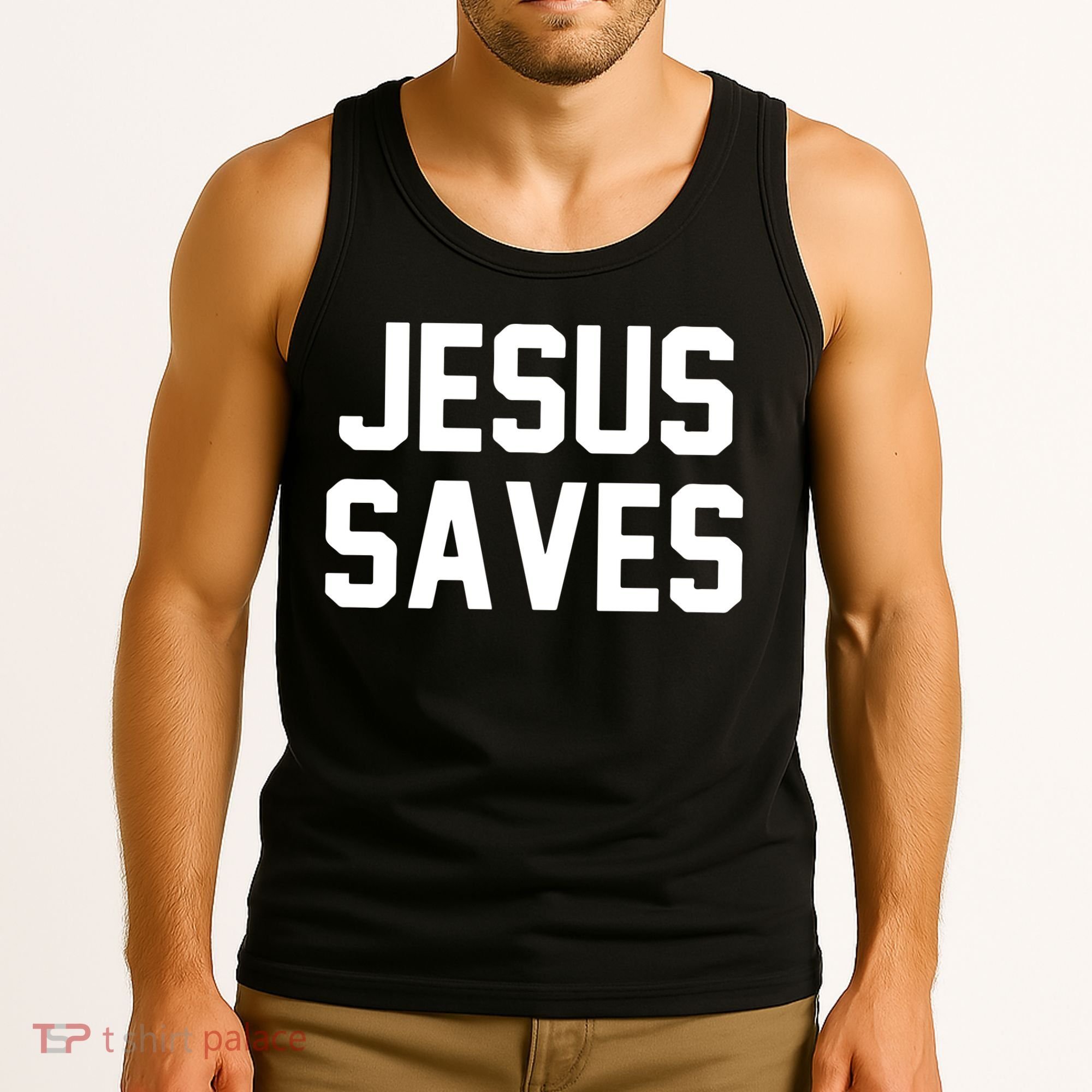 JESUS SAVES Tank Top