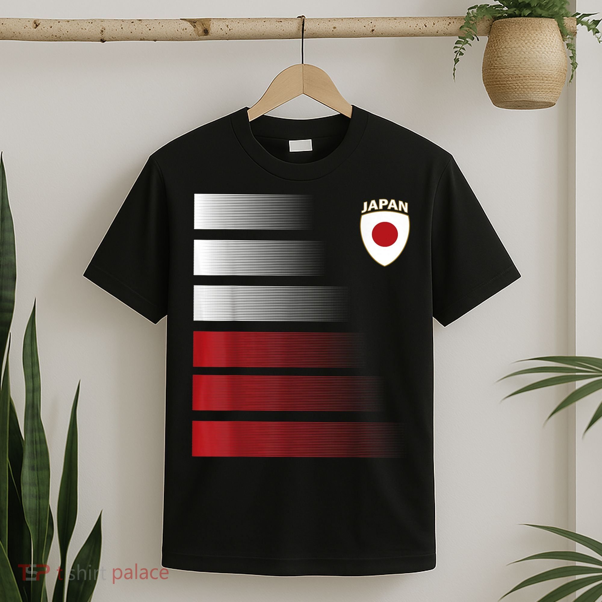 Japanese Soccer Jersey Japan Football Japan Flag T-Shirt