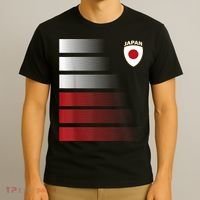 Japanese Soccer Jersey Japan Football Japan Flag T-Shirt thumb 3