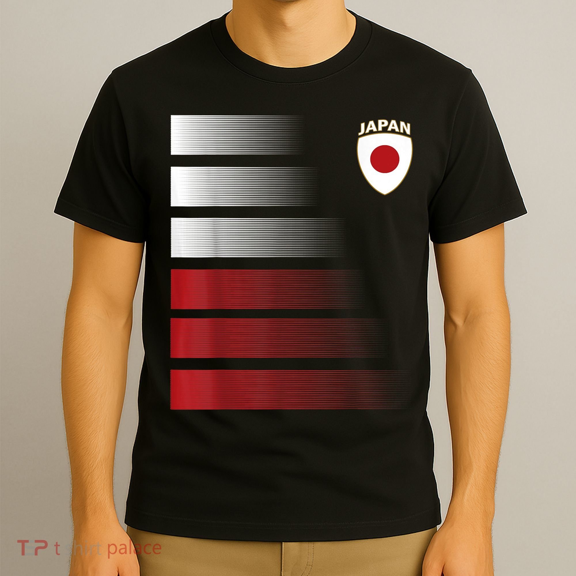 Japanese Soccer Jersey Japan Football Japan Flag T-Shirt
