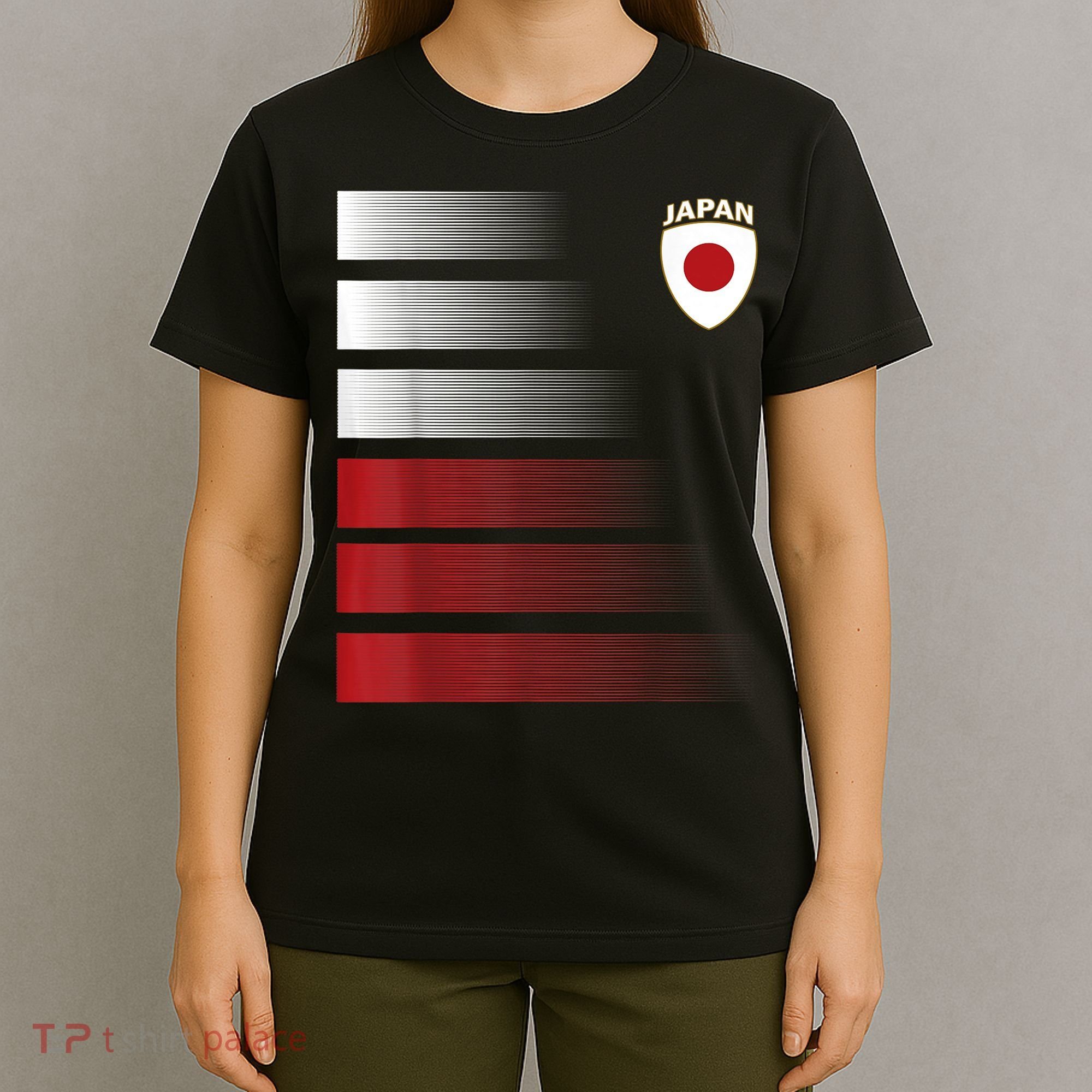Japanese Soccer Jersey Japan Football Japan Flag T-Shirt