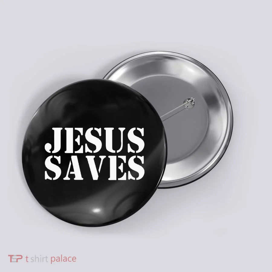 Jesus Saves Button