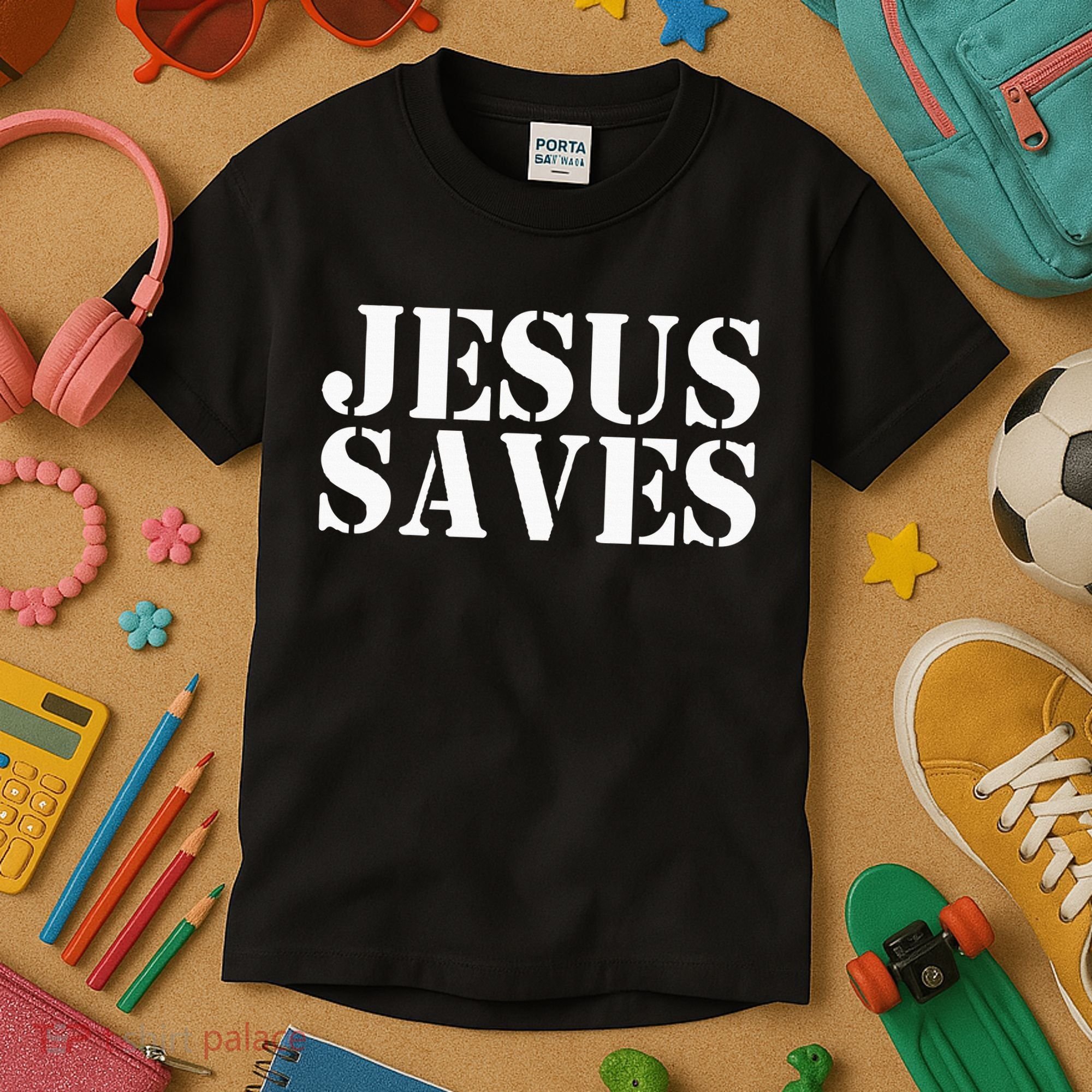 Jesus Saves Kids T-Shirt
