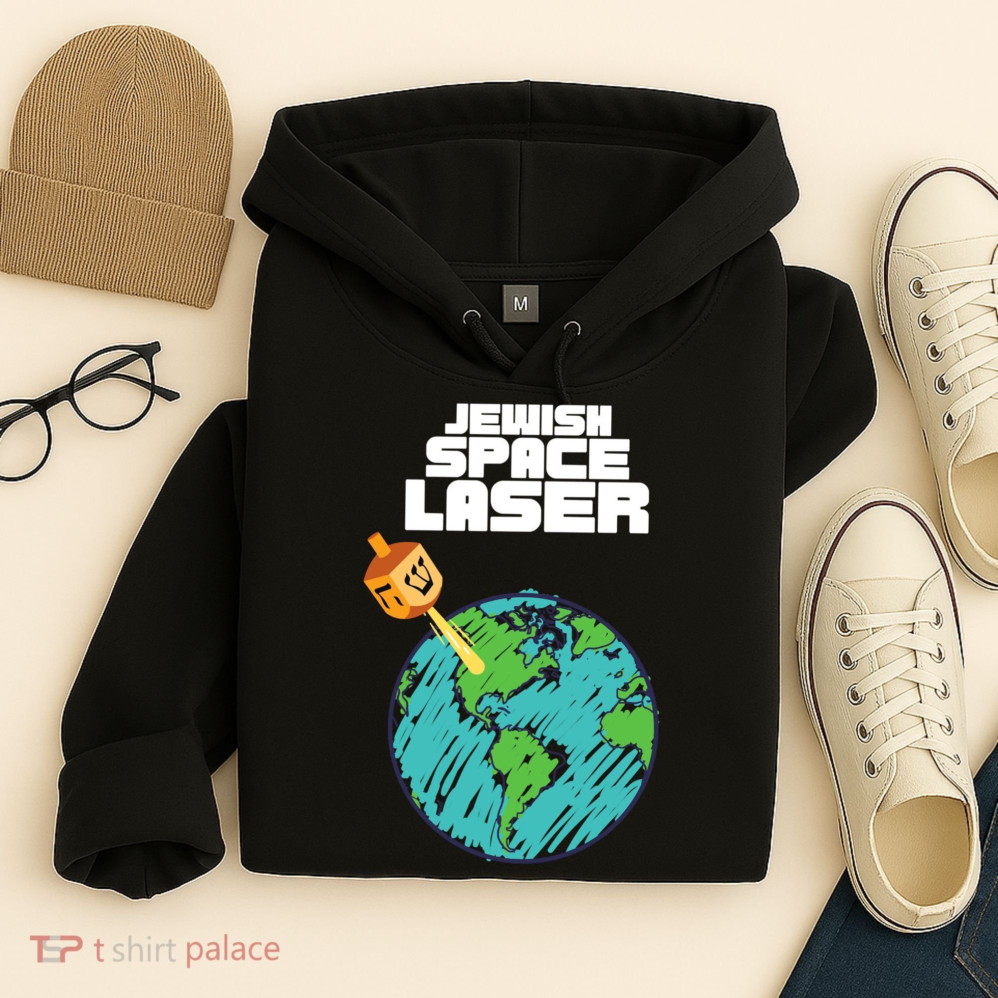 Jewish Space Laser Insane Funny Conspiracy Theory Hoodie